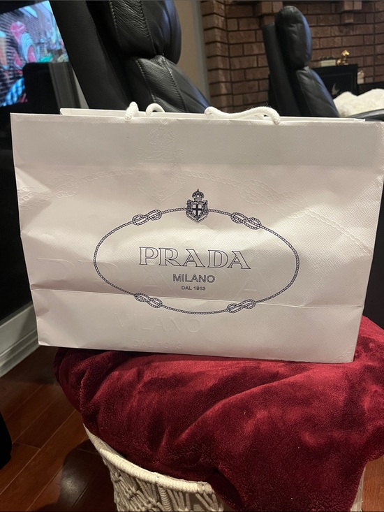 Prada Handbags - Prada White Shopping Bag - PRADA Milano